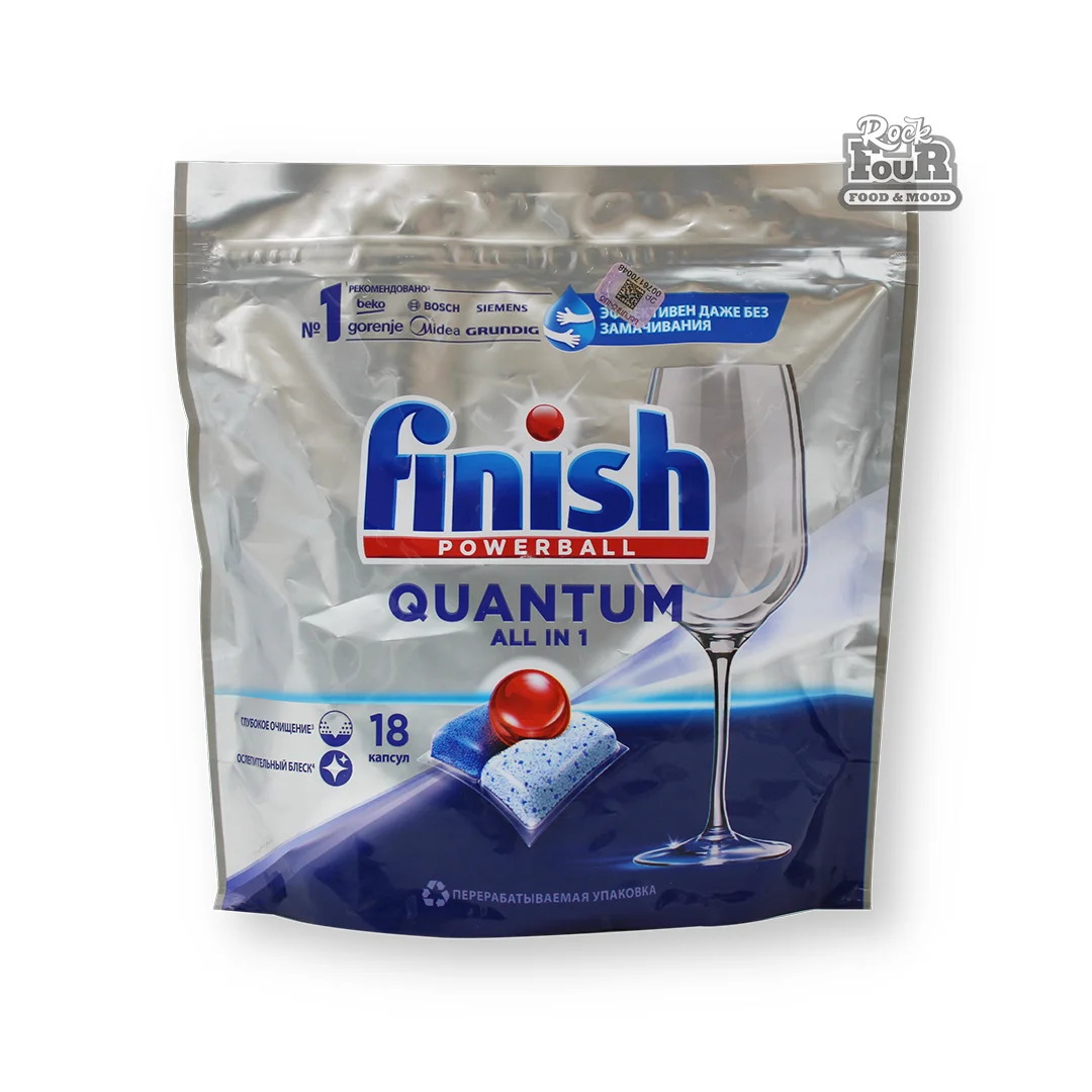 Սպասք լվացող մեքենայի հաբեր «Finish» 18հատ 187,2գ